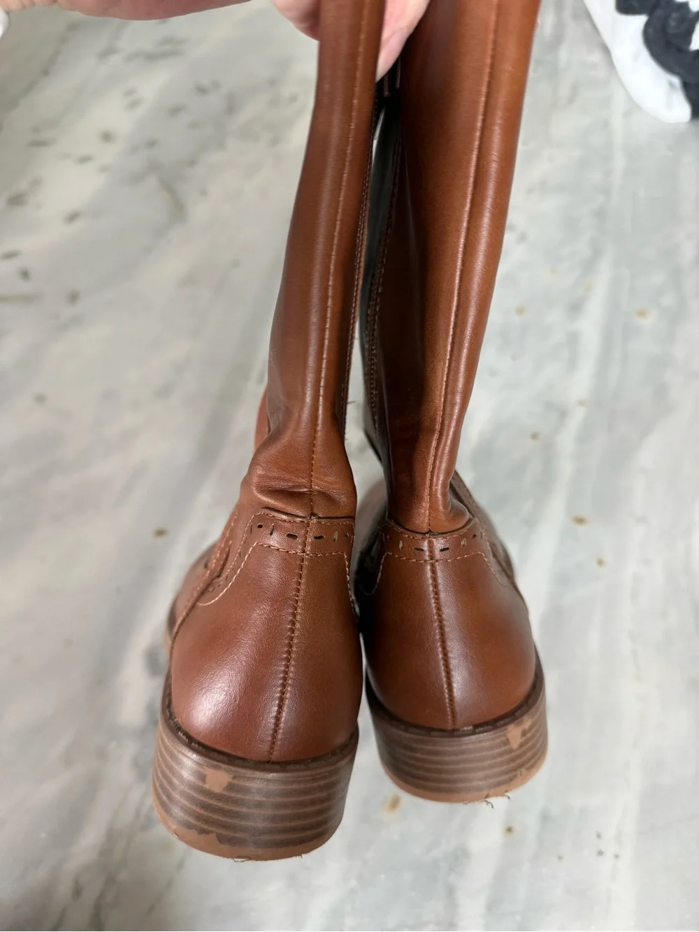 Dolce Vita Kids Tan Leather Pull-On Boots